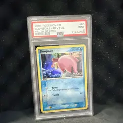Pokemon Card Slowpoke 83/113 Reverse Holo Delta Species PSA 9 MINT - Image 1
