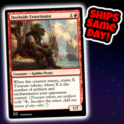 Dockside Extortionist - Custom Art Magic: The Gathering Playtest Card - Image 1
