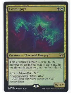 Cosmogoyf | FOIL | NM | MTG | 0215 | Rare | EOE - Edge of Eternities - Image 1