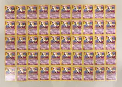2000 WOTC POKEMON LEAGUE MEW #8 BLACK STAR PROMO LOT OF 50 CARDS UNPLAYED D - Image 1