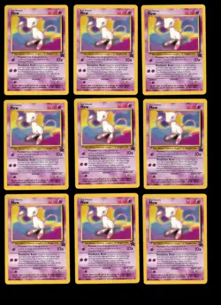 2000 WOTC POKEMON LEAGUE MEW #8 BLACK STAR PROMO LOT OF 50 CARDS UNPLAYED D - Image 2