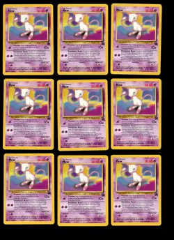 2000 WOTC POKEMON LEAGUE MEW #8 BLACK STAR PROMO LOT OF 50 CARDS UNPLAYED D - Image 4