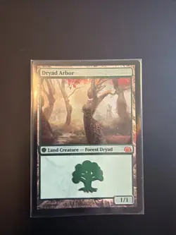 Dryad Arbor Magic: The Gathering Card Forest Foil - Image 1