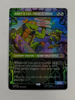 Mikey & Leo, Chaos & Order (Showcase) 0247 Teenage Mutant Ninja Turtles NM - Image 1