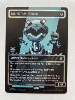 MTG Big Mother Mouser BORDERLESS SURGE FOIL 0097 TMC - Image 1
