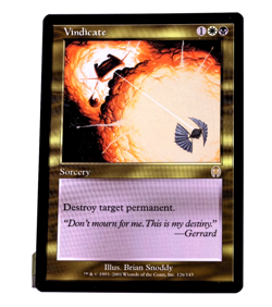 Vindicate Apocalypse Rare Sorcery MTG Near Mint - Image 1