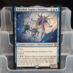 Magic: The Gathering Tekuthal, Inquiry Dominus Blue Legendary Creature 071 - Image 1