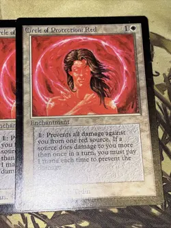 Circle Of Protection Red X1 Mtg Beta Lp - Image 1