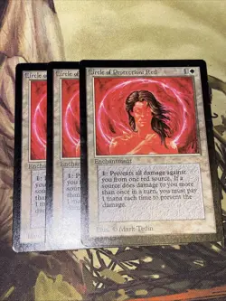 Circle Of Protection Red X1 Mtg Beta Lp - Image 2