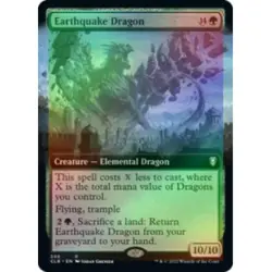 Foil Earthquake Dragon (extended Art) Commander Legends: Battle For Baldur's Gat - Image 1