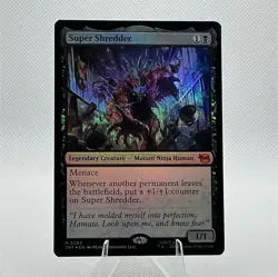 Super Shredder Foil – TMNT MTG Universes Beyond – Standard Version – Near Mint - Image 1