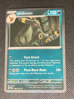 Umbreon 059/131 Cosmos Holo - Prismatic Evolutions Promo Pokemon Card - NM - Image 1