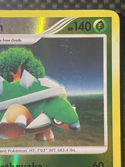 Pokemon TCG Torterra Reverse Holo 30/100 Majestic Dawn MP - Image 3