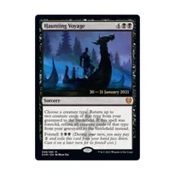 WOTC MtG Prerelease Promos Haunting Voyage (MR) (Foil) NM - Image 1