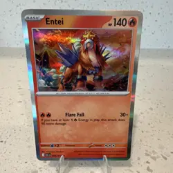 Entei 025/217 ASC: Holo Pokemon Nintendo TCG - Ascended Hero’s - Holo Pack Fresh - Image 1