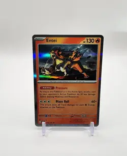 Pokemon TCG Obsidian Flames Entei Holo Rare 30/197 - Image 1