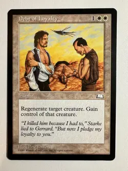 Debt of Loyalty *NM/ *LP - Weatherlight - Reserve List - MtG - Image 1