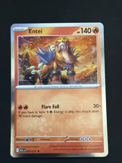 Entei 025/217 Holo Rare Ascended Heroes - Pokemon TCG - Pack Fresh Near Mint NM - Image 1