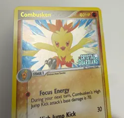 2006 POKEMON EX CRYSTAL GUARDIANS COMBUSKEN 16/100 STAMPED REVERSE HOLO RARE NM - Image 4