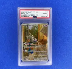 2024 Pokemon SVP En Mimikyu #075 Paldean Fates PC ETB PSA 10 - Image 1