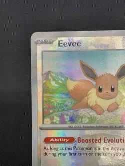 Pokemon TCG Eevee (Master Ball Pattern) 74/131 SV: Prismatic Evolutions LP - Image 2