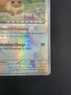 Pokemon TCG Eevee (Master Ball Pattern) 74/131 SV: Prismatic Evolutions LP - Image 5