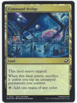 Command Bridge | FOIL | NM | MTG | Common | 0252 | EOE - Edge of Eternities - Image 1