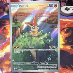Pokemon TCG Victini 208 SVP Scarlet & Violet Promo Basic Holo 80 HP - Image 1