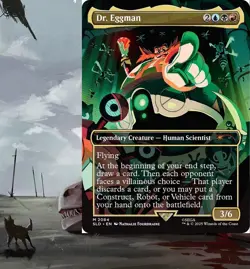 Dr. Eggman Commander Deck Sonic Magic MTG Grixis Vehicle Magic EDH - Image 1