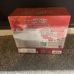 Sealed Pokemon TCG Sword and Shield Battle Styles Elite Trainer Box ETB Red 820650808357 - Image 3