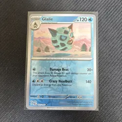 Pokemon TCG: Twilight Masquerade - Reverse Holo - 052/167 - Glalie - Image 1