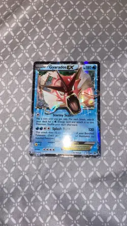 Pokemon Gyarados EX Promo Holo XY106 XY 180 HP Basic Pokemon TCG Card - Image 1