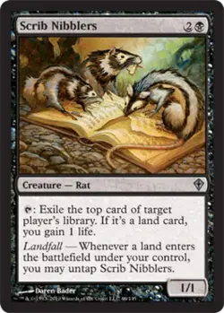Scrib Nibblers - Light Play MTG Worldwake - Image 1