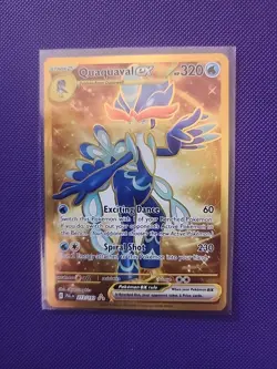 Quaquaval ex 273/193 Full Art Secret Gold Paldea Evolved Pokemon Card NM - Image 1