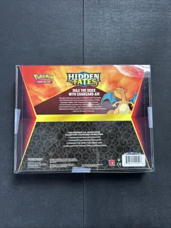 Pokemon Hidden Fates Sealed Charizard GX Collection Box W/ Plastic Case - Image 2