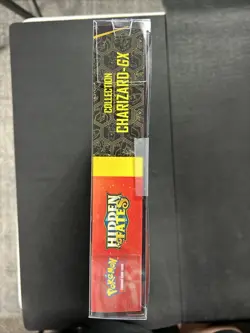 Pokemon Hidden Fates Sealed Charizard GX Collection Box W/ Plastic Case - Image 4