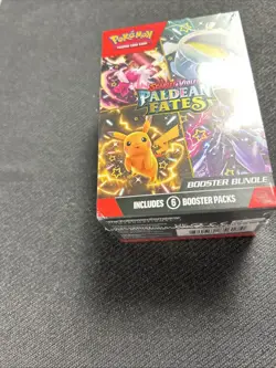 Pokemon TCG Scarlet & Violet Paldean Fates Booster Bundle, 6-Pack, New Sealed - Image 2