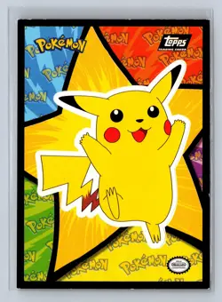 1999 Topps Pokemon TV Animation Sticker Pikachu - Image 1