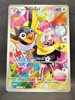 Iono's Wattrel 231/217 (Illustration Rare) Me: Ascended Heroes Holo NM - Image 1