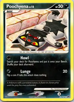 POOCHYENA - 86/127 - PLATINUM - - LP - Image 1