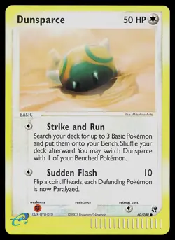 Pokemon Card - Dunsparce Sandstorm 60/100 Common Reverse Holo - Image 1