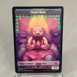 Food (011) Teddy Bear (009) Token - Foil MTG Unfinity - Image 2