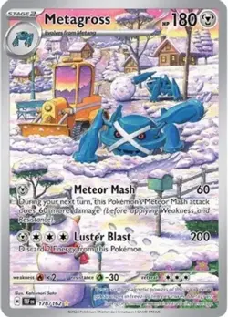 NM-Mint Metagross - 178/162 - Illustration Rare Pokemon Temporal Forces - Image 1