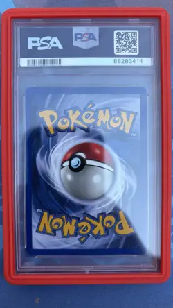 1999 Pokemon Ninetails Shadowless Base Set Holo #12 PSA 8 w/ GradedGuard - Image 2