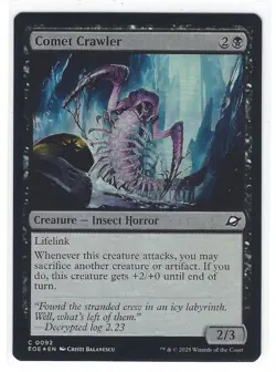 Comet Crawler | Foil | NM | MTG | 0092 | Common | EOE - Edge of Eternities - Image 1