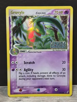 Pokemon Grovyle 19/100 Crystal Guardians Holo 2006 Vintage WOTC TCG - Image 2