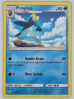 Prinplup 33/156 Pokemon - Sun & Moon Ultra Prism MP - Image 1