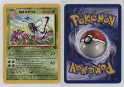 Butterfree 1st Ed. Pokemon Jungle #33 1999 - Image 3