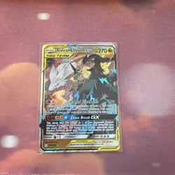 Pokemon Zekrom & Reshiram GX 157/236 Cosmic Eclipse Tag Team NM - Image 1