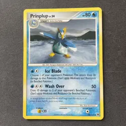 Prinplup 44/100 Pokemon Majestic Dawn 2008 Uncommon LP - Image 1